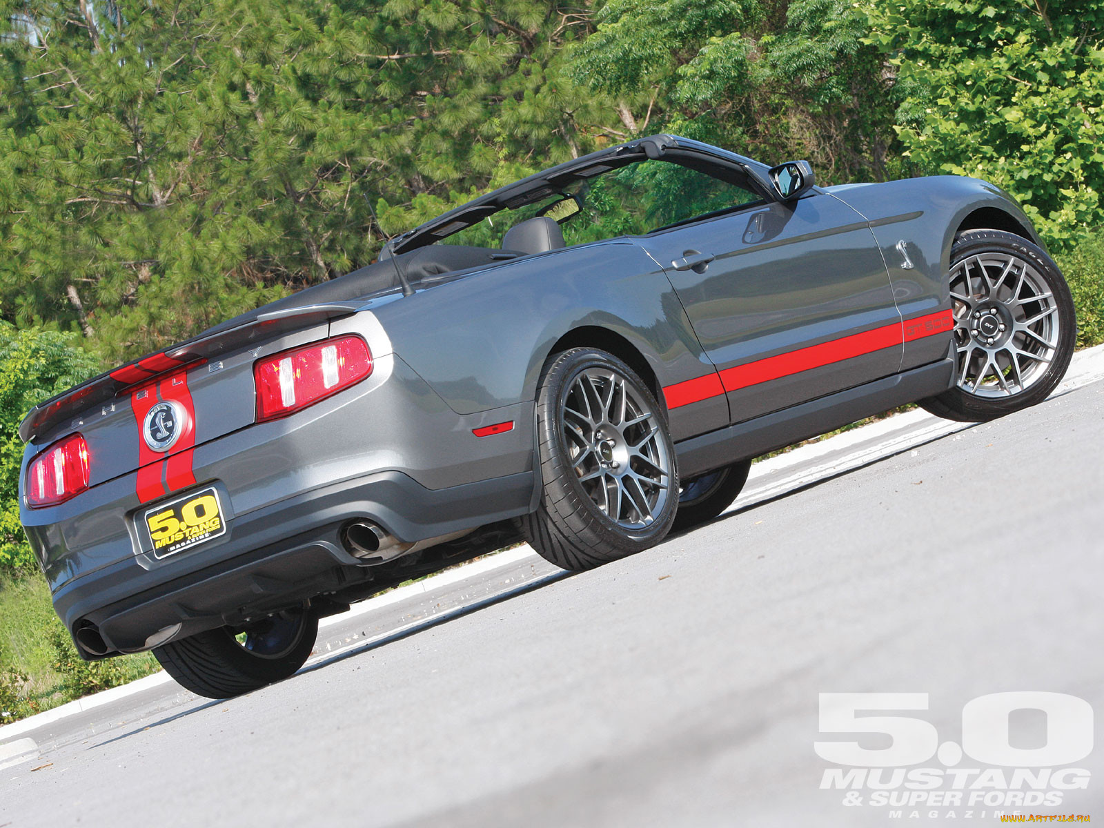 2011, ford, mustang, shelby, gt500, convertible, 